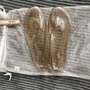 SKIMS Smoky Transparent Jelly Slip-On Sandals